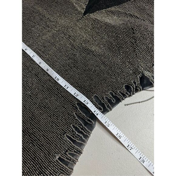 Jovani Women's Beaded Chain Embellished Short & Cocktail Black Dress Size 14 NWT - Picture 7 of 15